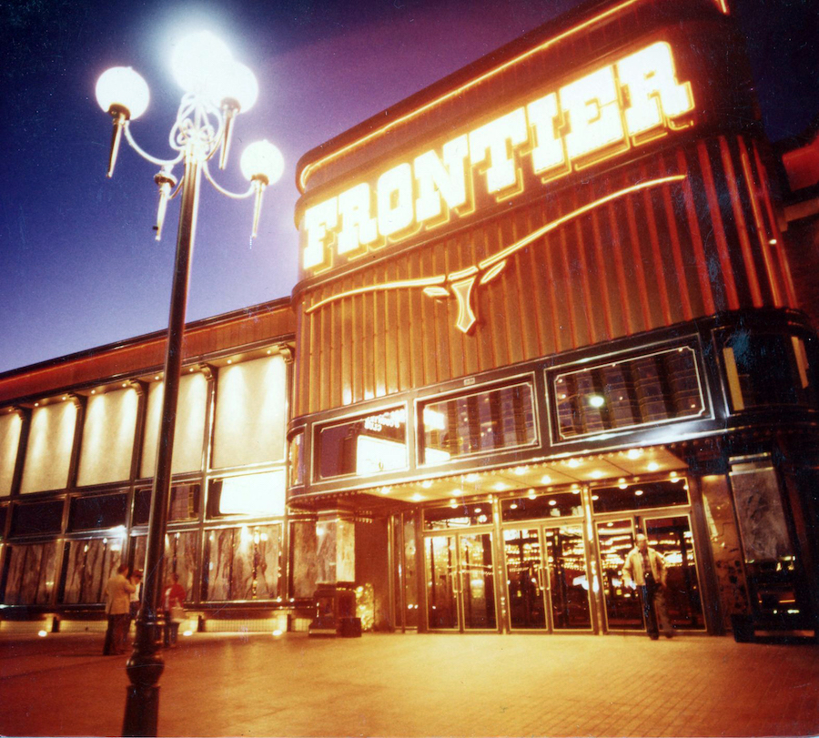 Frontier at night with lamp, Federal Heath Photograph Collection, c. 1990s